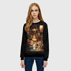 Свитшот женский Lord of the rings - the fellowship of the ring, цвет: 3D-черный — фото 2