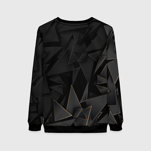 Женский свитшот Ozzy Osbourne golden poly / 3D-Черный – фото 2