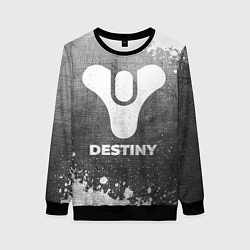 Свитшот женский Destiny - grey gradient, цвет: 3D-черный