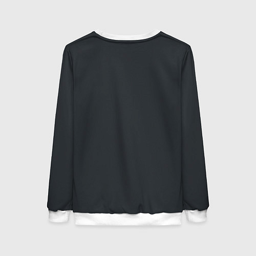 Женский свитшот Таня вязью - белая надпись / 3D-Белый – фото 2