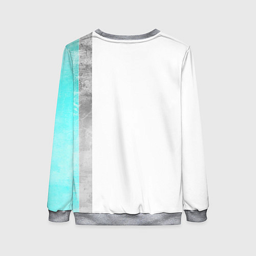 Женский свитшот Shepard N7 - галлюцинации / 3D-Меланж – фото 2