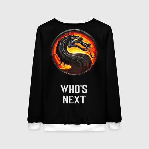 Женский свитшот Mortal kombat - baraka / 3D-Белый – фото 2