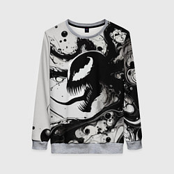Женский свитшот Морда свирепого симбиота - нейроарт