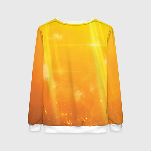 Женский свитшот Скорпион - Mortal Kombat / 3D-Белый – фото 2