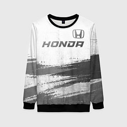 Женский свитшот Honda - white gradient посередине