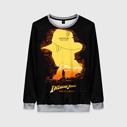 Свитшот женский Indiana Jones and the Great Circle, цвет: 3D-меланж