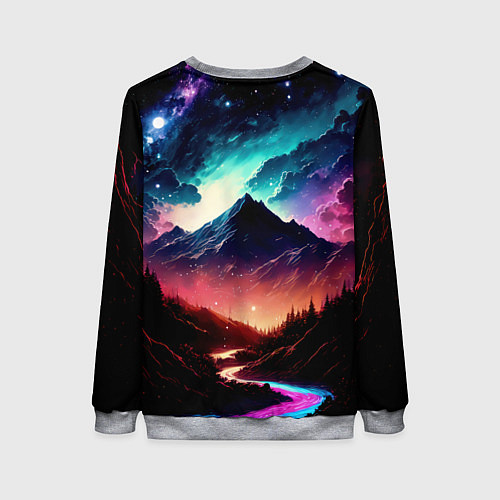 Женский свитшот Silvervale / 3D-Меланж – фото 2