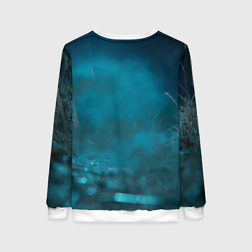 Женский свитшот Котенок выходит на тропу войны / 3D-Белый – фото 2