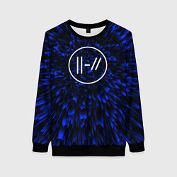 Женский свитшот Twenty One Pilots blue energy