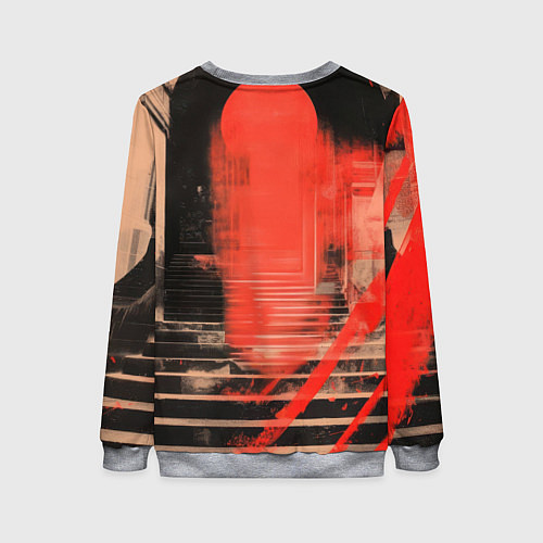 Женский свитшот Assassins Creed poster style / 3D-Меланж – фото 2