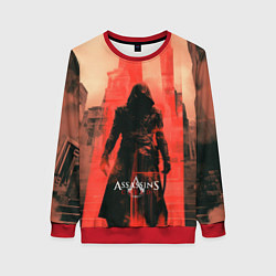 Женский свитшот Assassins Creed black ninja