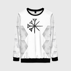 Свитшот женский Nightwish white poly, цвет: 3D-черный