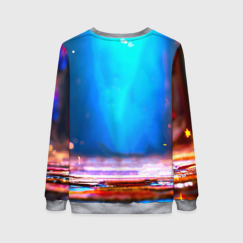 Женский свитшот Ушастый зайка / 3D-Меланж – фото 2