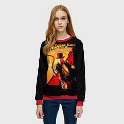 Свитшот женский Indiana Jones and the Great Circle, цвет: 3D-красный — фото 2