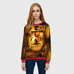 Свитшот женский Indiana Jones and raiders of lost ark, цвет: 3D-красный — фото 2