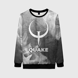 Женский свитшот Quake - grey gradient