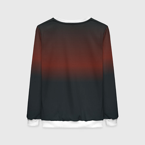 Женский свитшот Белый волк в ночи / 3D-Белый – фото 2