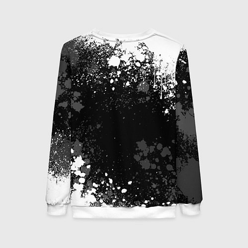 Женский свитшот Kingdom come 2 - белые брызги / 3D-Белый – фото 2