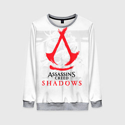 Свитшот женский Assassins Creed Shadows - samurai, цвет: 3D-меланж