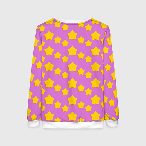 Женский свитшот Звезды-пряники / 3D-Белый – фото 2