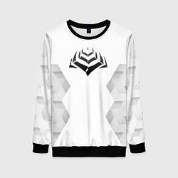 Женский свитшот Warframe white poly