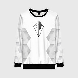 Женский свитшот No Mans Sky white poly