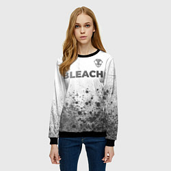 Свитшот женский Bleach - white gradient посередине, цвет: 3D-черный — фото 2