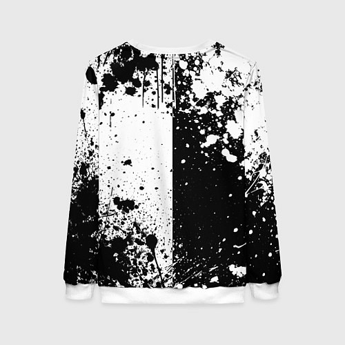 Женский свитшот Дота 2 - белые брызги / 3D-Белый – фото 2