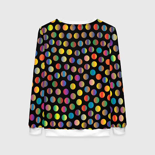 Женский свитшот Конфетти / 3D-Белый – фото 2