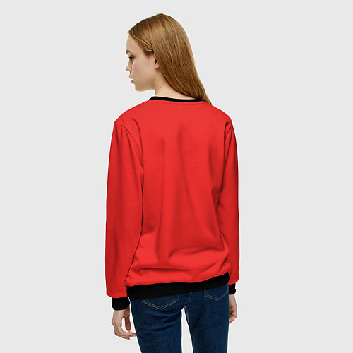 Женский свитшот Такой разный Дэдпул / 3D-Черный – фото 4