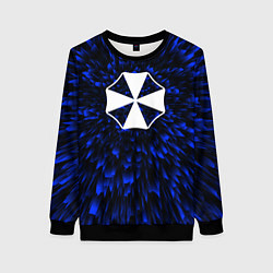 Женский свитшот Resident Evil blue energy
