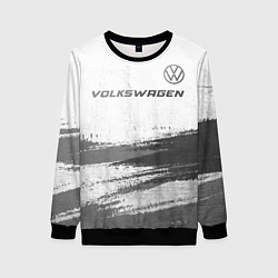 Женский свитшот Volkswagen - white gradient посередине