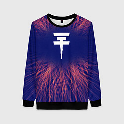 Женский свитшот Tokio Hotel red energy