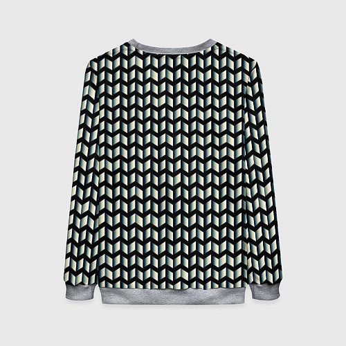 Женский свитшот Шифер / 3D-Меланж – фото 2