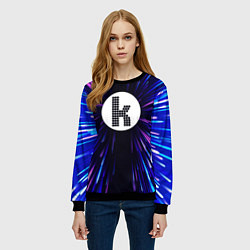 Свитшот женский The Killers neon energy, цвет: 3D-черный — фото 2