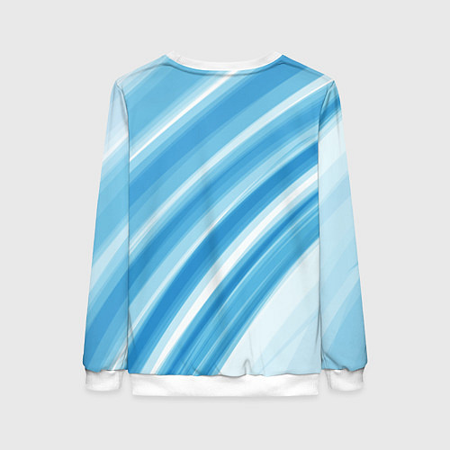 Женский свитшот Акварель / 3D-Белый – фото 2