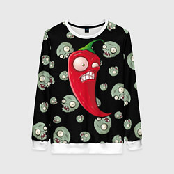 Женский свитшот Перчик из игры растения против зомби