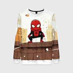 Женский свитшот Мини человек-паук