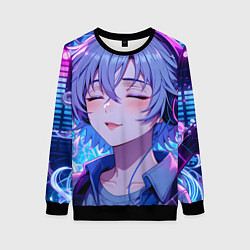 Женский свитшот Влюбленный в музыку