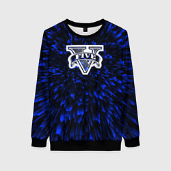 Женский свитшот GTA blue energy