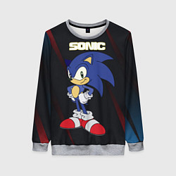 Свитшот женский Sonic, цвет: 3D-меланж