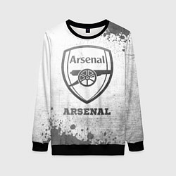 Женский свитшот Arsenal - white gradient