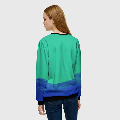 Женский свитшот Марк Скаут - Разделение / 3D-Черный – фото 4