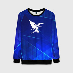 Женский свитшот Black Sabbath blue poly