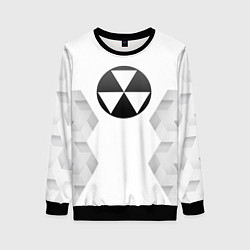 Свитшот женский Fallout white poly, цвет: 3D-черный