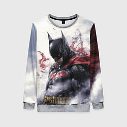 Свитшот женский Бэтмен в тумане, цвет: 3D-меланж