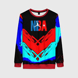 Женский свитшот NBA краски геометрия