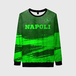 Женский свитшот Napoli - green gradient посередине