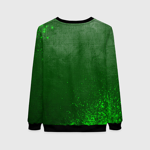 Женский свитшот Imagine Dragons - green gradient / 3D-Черный – фото 2