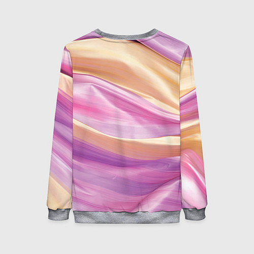 Женский свитшот Котенок в костюме единорога / 3D-Меланж – фото 2